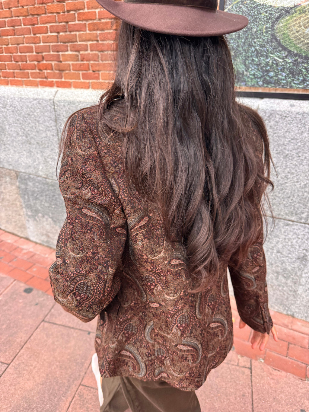 01. Blazer pasley dark brown