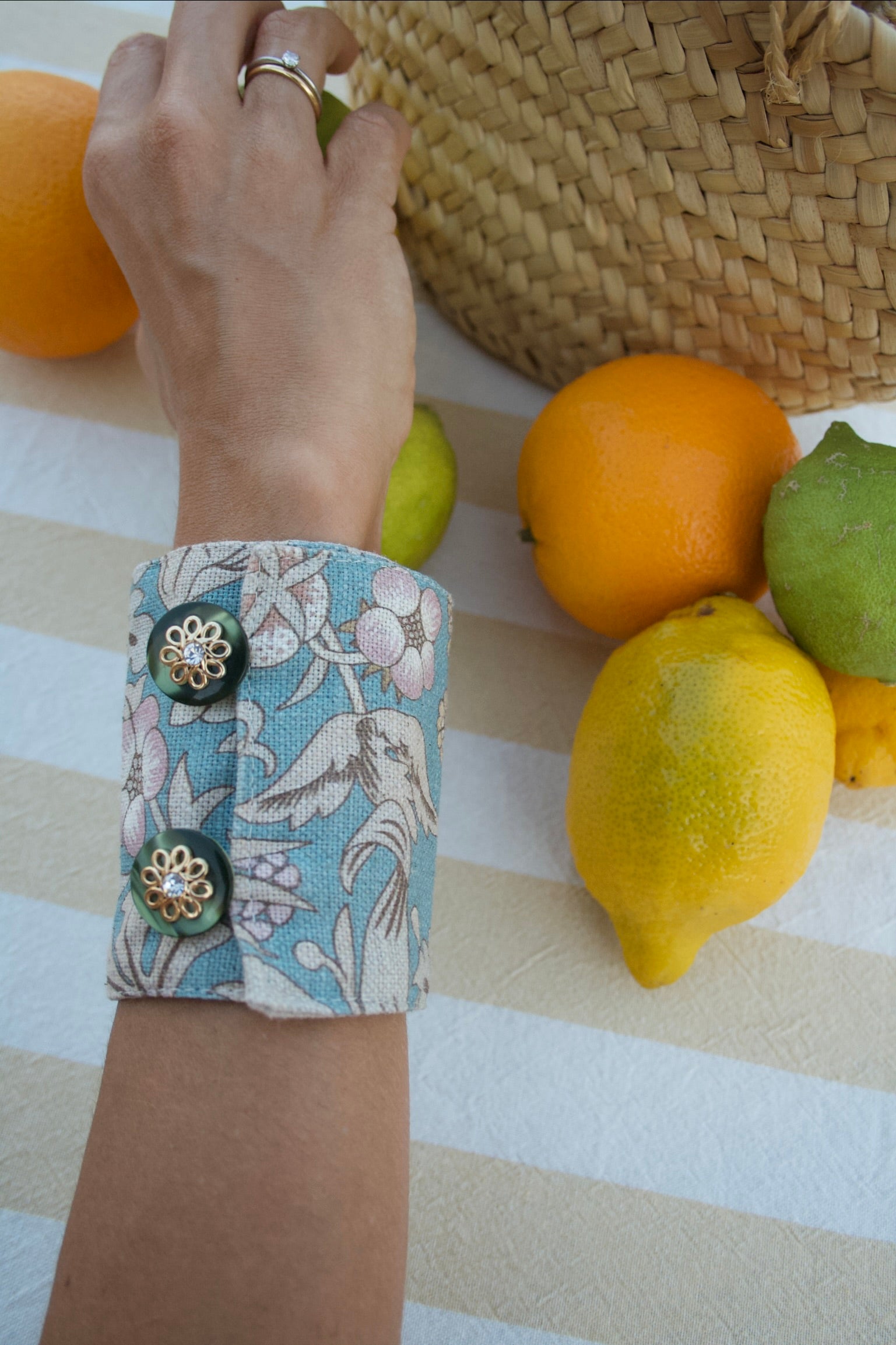 Brazalete Aguamarina